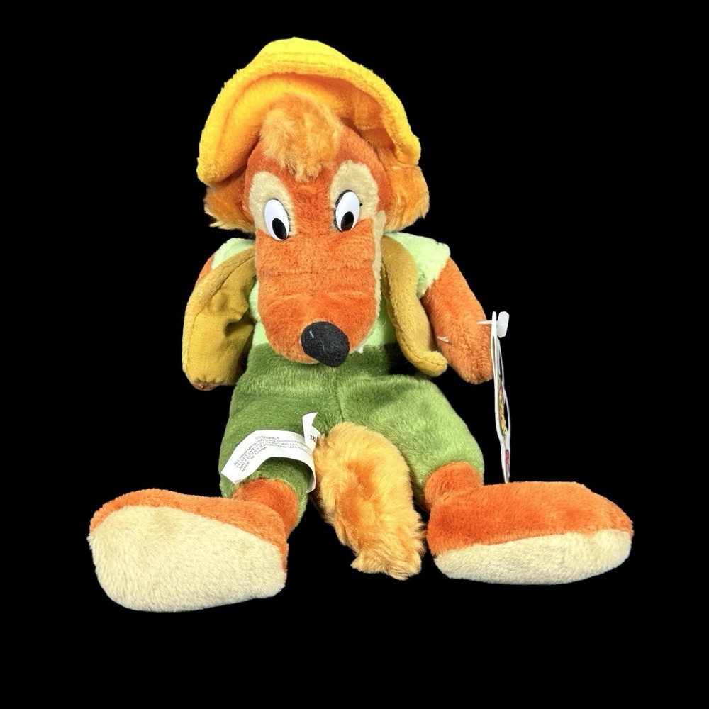 Disney Mousketoys Brer Fox Song of the South 10" Bean Bag Plush Splash Mountain